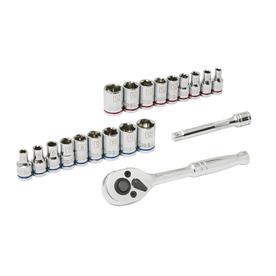 UPC 099198867472 product image for Kobalt 20-Piece Standard (SAE) and Metric Mechanic's Tool Set with Hard Case | upcitemdb.com