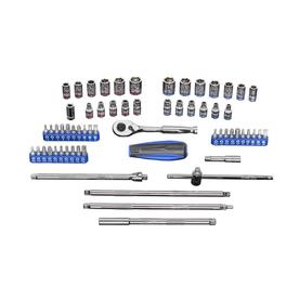 Kobalt 63-Piece Standard (SAE) and Metric Polished Chrome Mechanics Tool Set