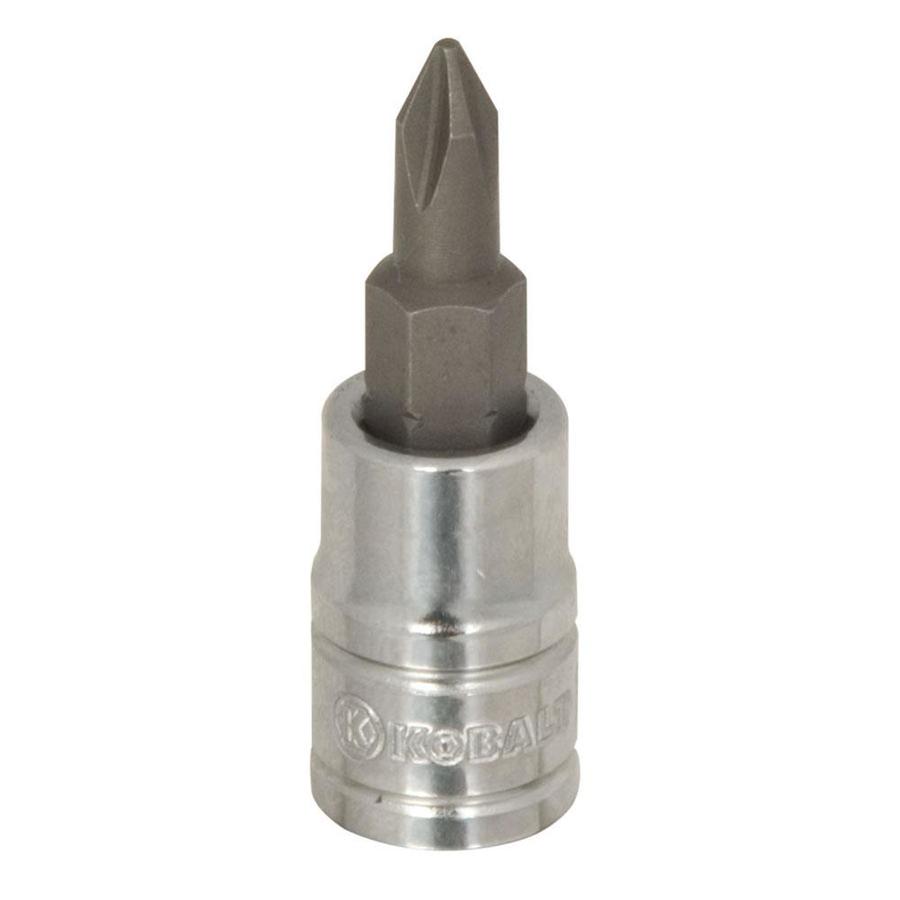 Kobalt 1/4-in Drive Phillips Bit Driver Socket PH1 in the Driver ...