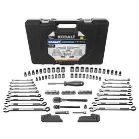 Kobalt Universal 115-Piece Standard (SAE) and Metric Matte Mechanics Tool Set