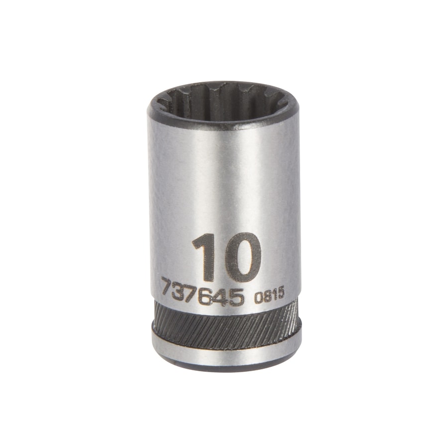 Kobalt Universal Metric 1/4-in Drive Spline 8mm Shallow Socket