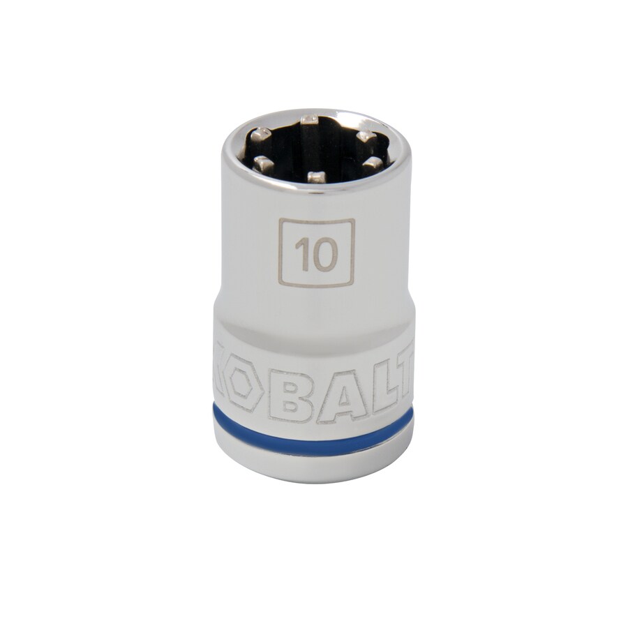 Kobalt 87769 3/8-in Drive 10mm Shallow 6-Point Metric Socket