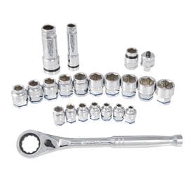 Kobalt XTREME ACCESS 22-Piece Drive Pass-Through Socket