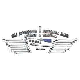 Kobalt 80-Piece Standard (SAE) and Metric Polished Chrome Mechanics Tool Set