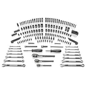 Kobalt Universal 200-Piece Standard (SAE) and Metric Black Oxide Mechanics Tool Set