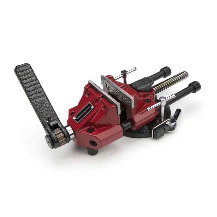 SPEEDJAW 3in Ductile Iron Bench Vise in the Vises department at