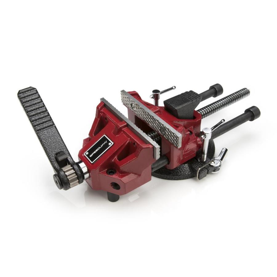 SPEEDJAW 5-1 4-in Ductile Iron Bench Vise at Lowes.com