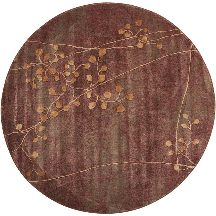 Nourison Somerset Multicolor Round Area Rug Common 5 X Nourison Somerset Multicolor Round Area Rug Common 5 X Actual