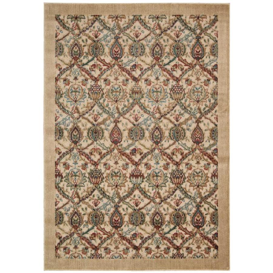 Nourison Graphic Illusions Light Yellow Indoor Area Rug Common Nourison Graphic Illusions Light Yellow Indoor Area Rug Common 5 X 7 Actual