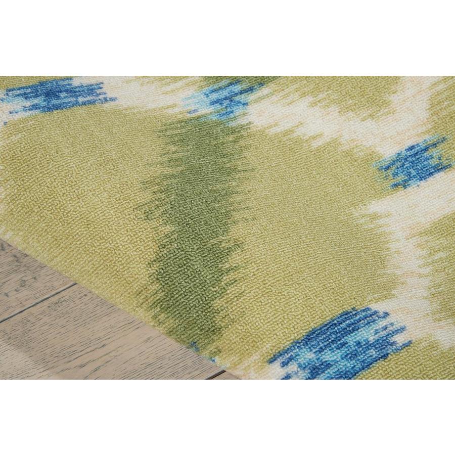 Waverly Sun and Shade Avocado Rectangular Indoor/Outdoor Machine-Made ...