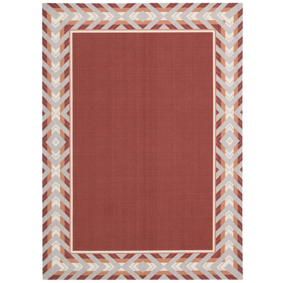 Waverly 99446234537 Sun and shade 8 x 10 Poppy Abstract Area Rug