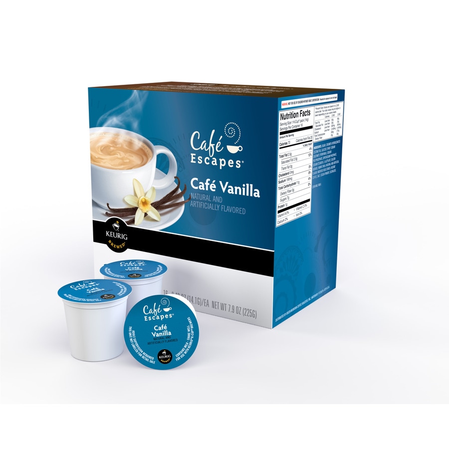 Keurig 16 Pack Cafe Escapes Vanilla Single Serve Coffee K Cups at Lowes