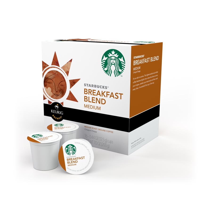 Starbucks Breakfast Blend Medium Roast Single Serve Coffee K Cups