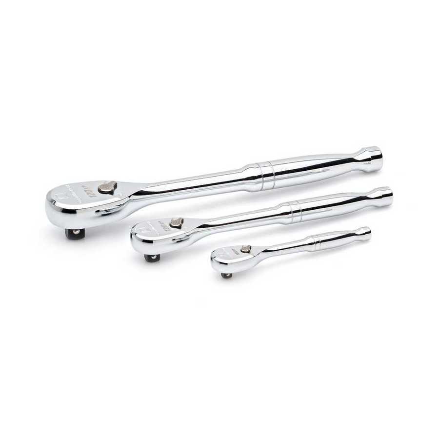 GEARWRENCH 3-Piece 120-Teeth Standard Ratchet Set in the Ratchets ...