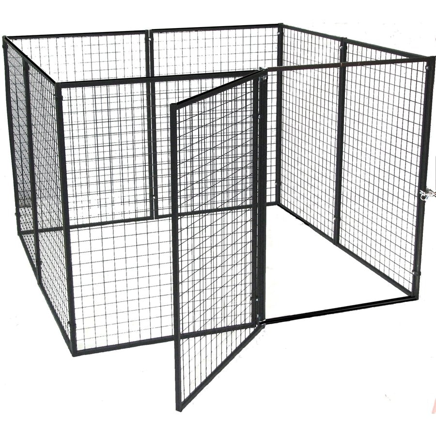 Options Plus 6-ft x 6-ft x 4-ft Outdoor Dog Kennel Box Kit at Lowes.com