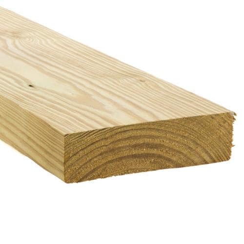 2in x 4in x 4ft 2 Prime Square Treated Treated Deck Board at