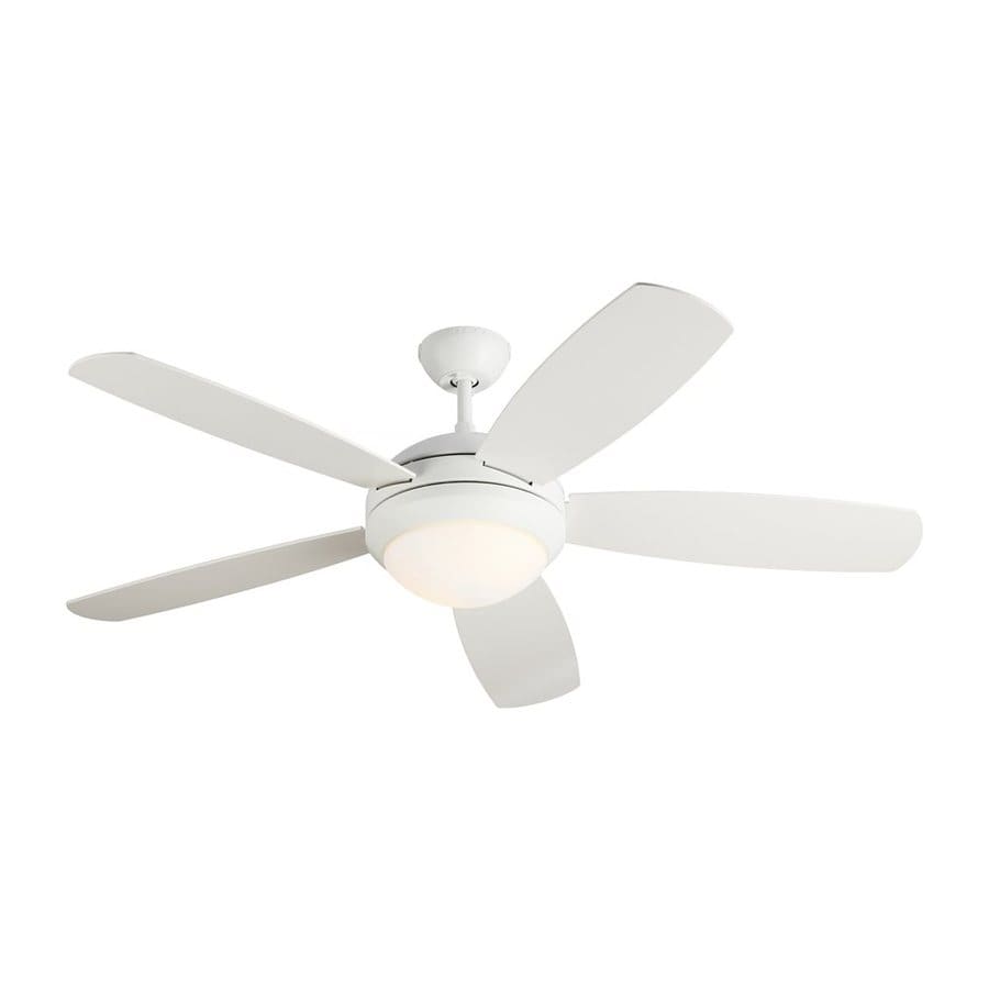 Monte Carlo Fan Company Discus Es 52 In Rubberized White Indoor Monte Carlo Fan Company Discus Es 52 In Rubberized White Indoor Downrod Mount Ceiling