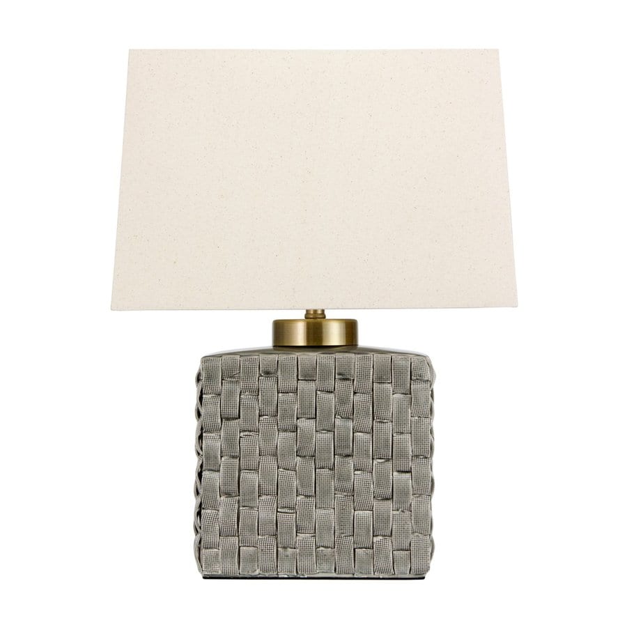 Oriental Furniture 23 In Slate 3 Way Table Lamp With Fabric Oriental Furniture 23 In Slate 3 Way Table Lamp With Fabric Shade