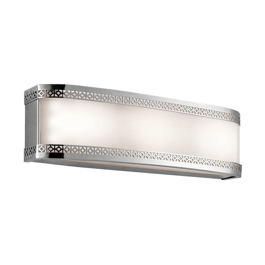 Shop Kichler Contessa 1Light 5in Chrome Rectangle LED Vanity Light Bar at Lowes.com