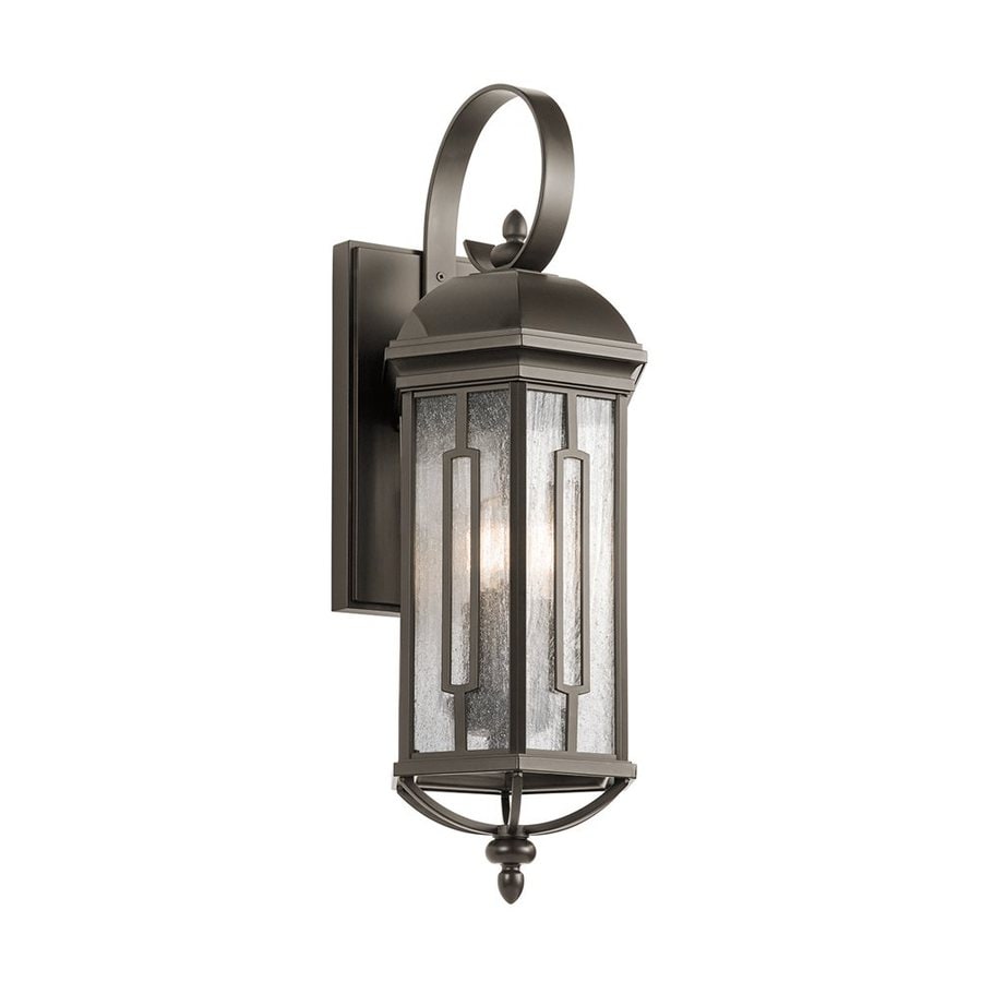 Shop Kichler Galemore 26.5-in H Olde Bronze Outdoor Wall Light at Lowes.com