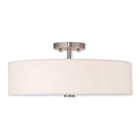 flush mount light semi allston lighting brighton lowes lights bellacor magnifying glass