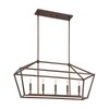 Shop Millennium Lighting 40-in W 5-Light Rubbed Bronze Kitchen Island ...