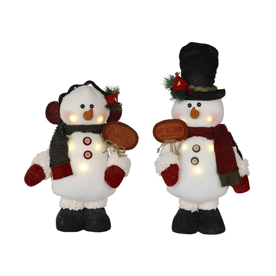 shop santa s workshop snowman with sign pre lit snowman shop santa s workshop snowman with sign pre lit snowman
