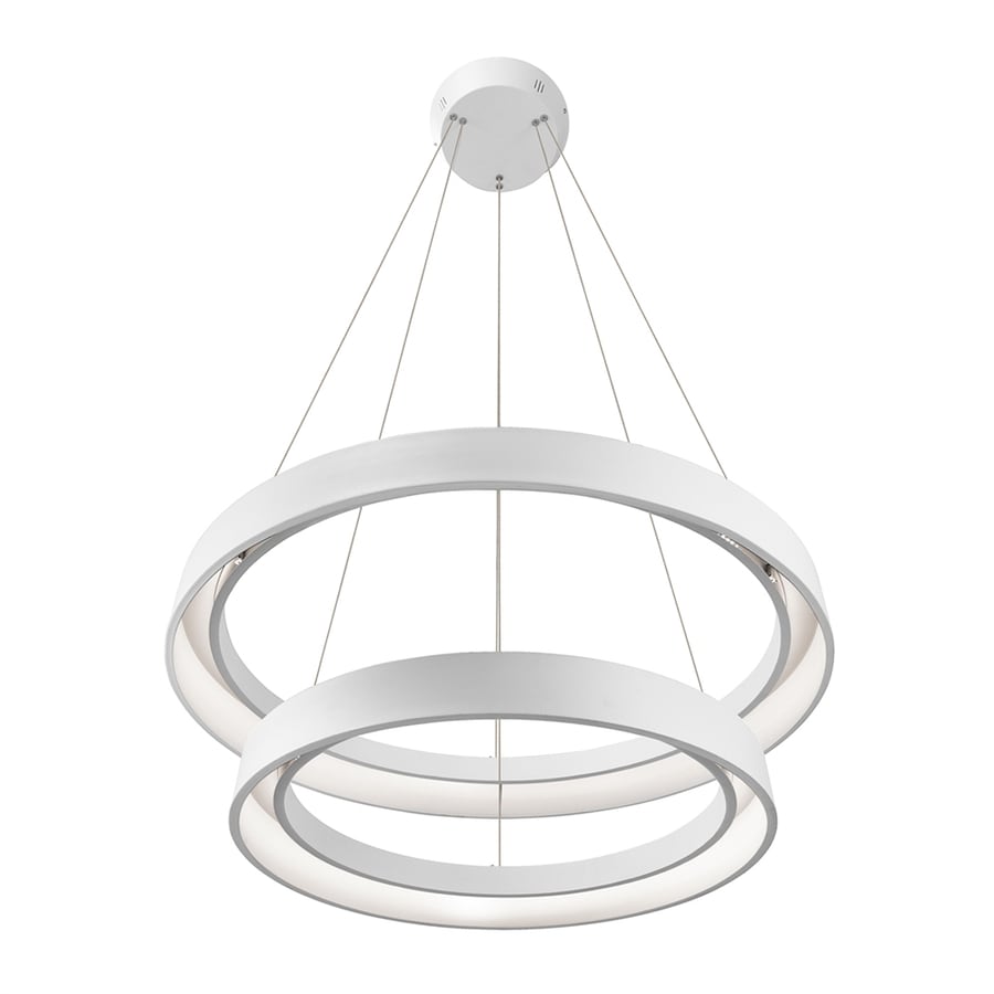 Elan Fornello Sand Textured White Multi-Light Modern Oval ...