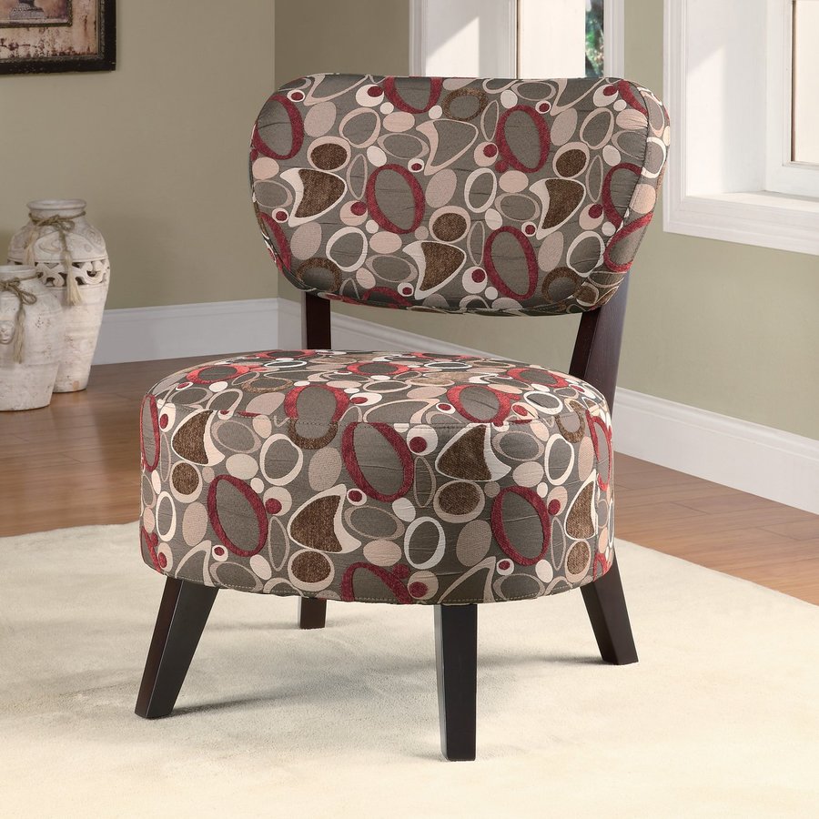 Coaster Fine Furniture Modern Dark Brown Accent Chair at