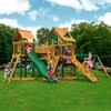 Gorilla Playsets Pioneer Peak Treehouse Residential Wood Playset with ...