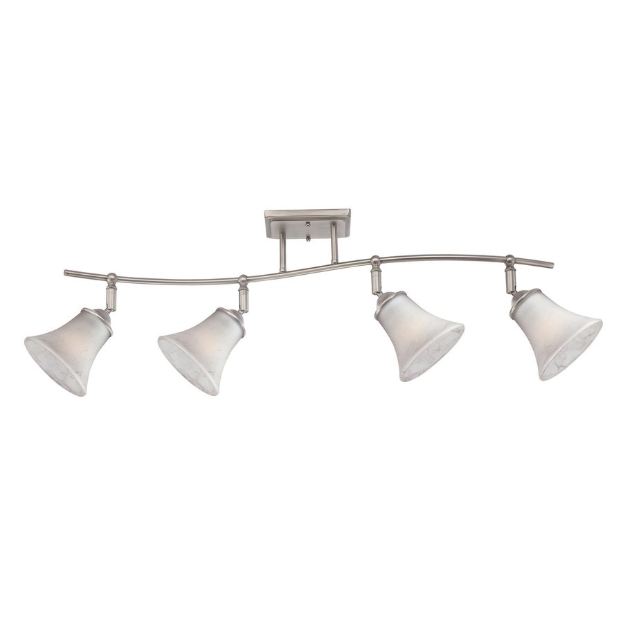 Quoizel Duchess 4Light 36in Antique Nickel Dimmable Track Bar Fixed