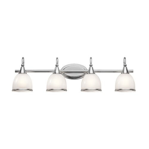 Kichler Rory 4-Light 9.25-in Chrome Dome Vanity Light at ...