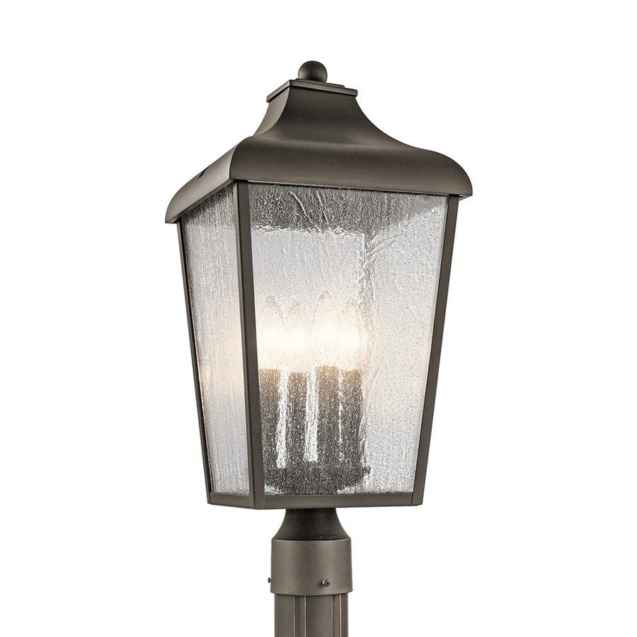 Kichler Forestdale 21.75in H Olde Bronze Post Light in the Post Light