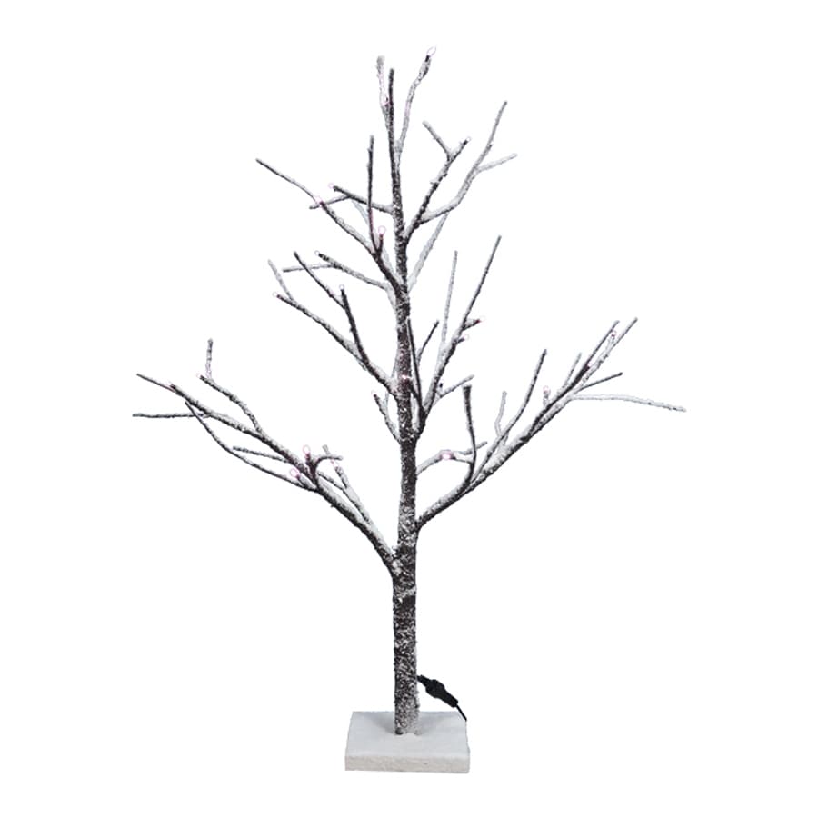 Fantastic Craft 3 Ft Pre Lit Twig Slim Flocked Artificial Christmas Tree With 30 Constant White 1903