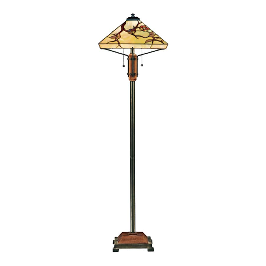 Quoizel Tiffany 60 In Iron Pull Chain Floor Lamp With