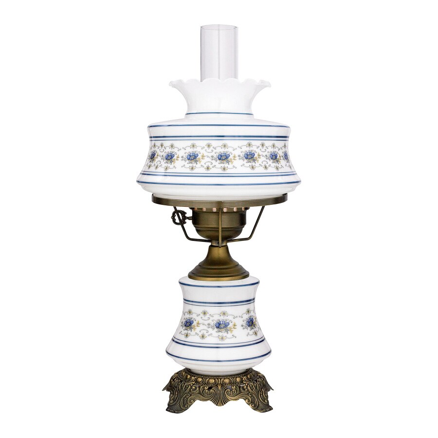 Quoizel Abigail Adams 20 In Antique Brass Rotary Socket Table Quoizel Abigail Adams 20 In Antique Brass Rotary Socket Table Lamp With Glass Shade