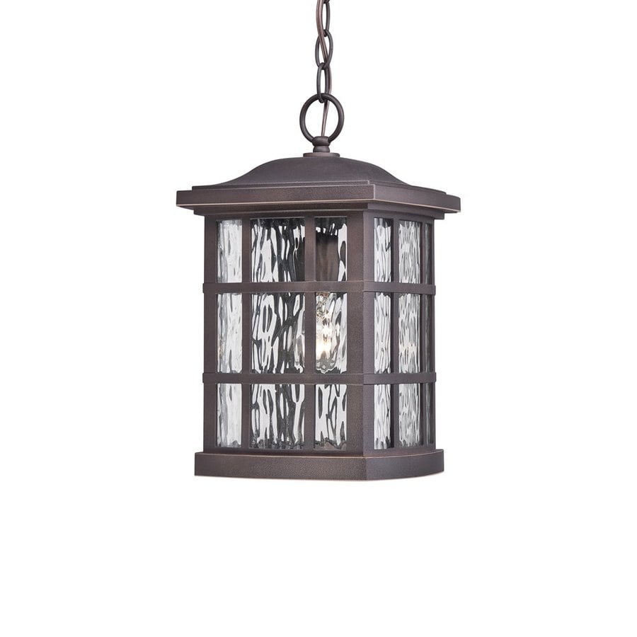 Quoizel Stonington 15in Palladian Bronze Outdoor Pendant Light at