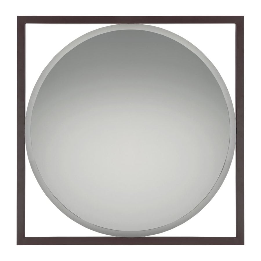 Quoizel Reflections 30in x 30in Western Bronze Beveled Square Framed