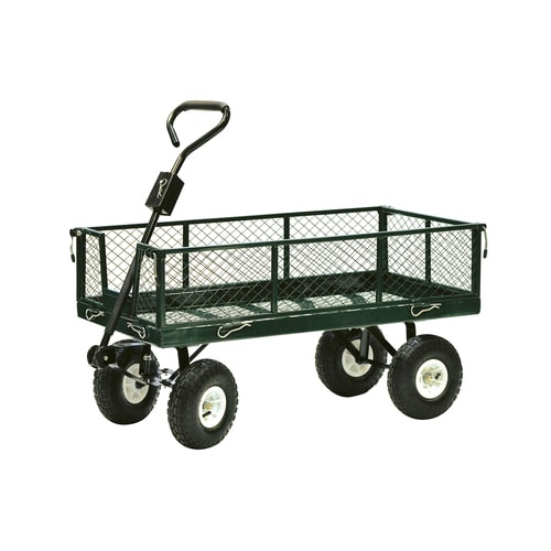 Precision Products 4-cu ft Steel Yard Cart in the Yard Carts department ...