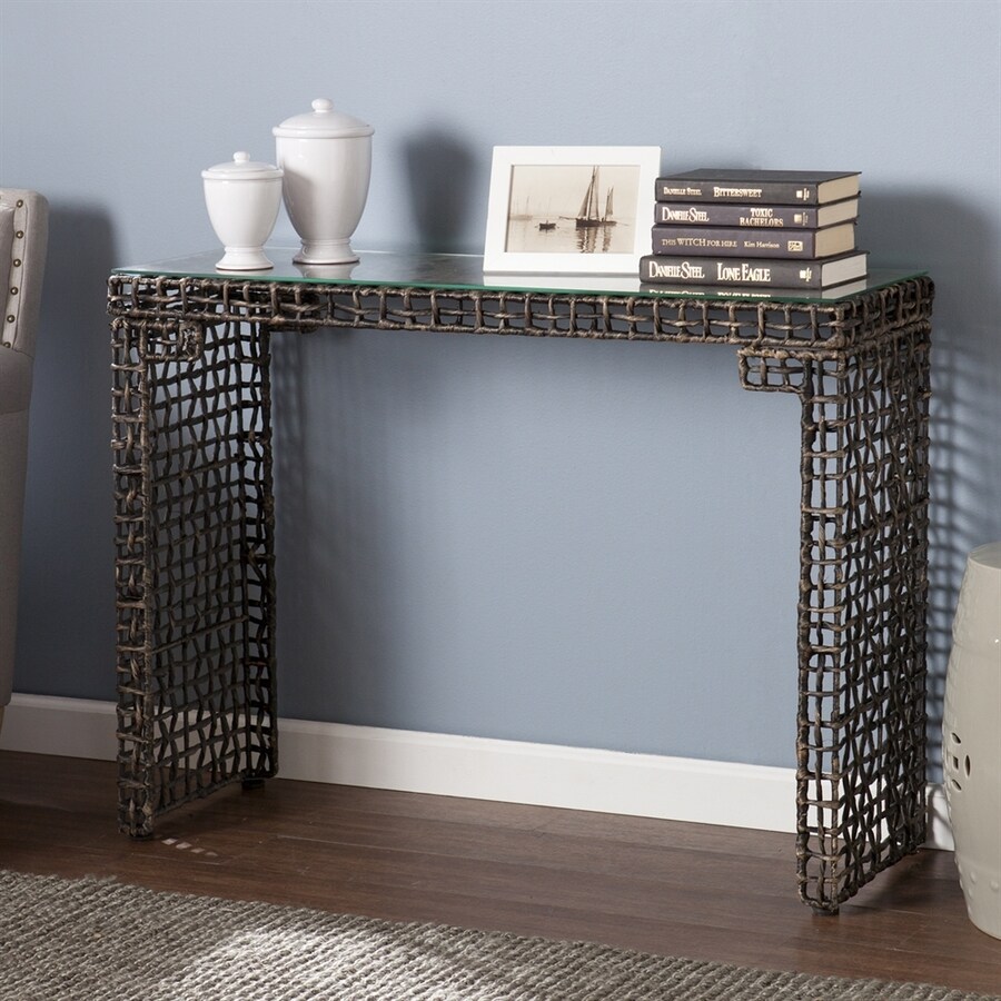 Boston Loft Furnishings Lorri Clear Gl Coastal Sofa Table At Boston Loft Furnishings Lorri Clear Gl Coastal Sofa Table