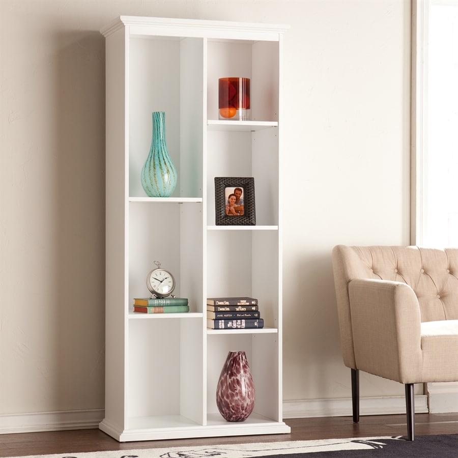 Boston Loft Furnishings Fay White 7-shelf Bookcase At Lowes.com