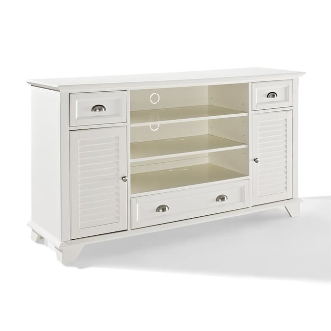 Crosley Furniture Palmetto White TV Cabinet in the TV ...