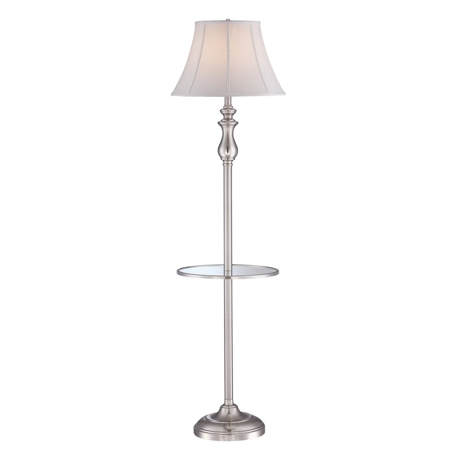 Quoizel Stockton 60 5 In Brushed Nickel 4 Way Built Table Floor