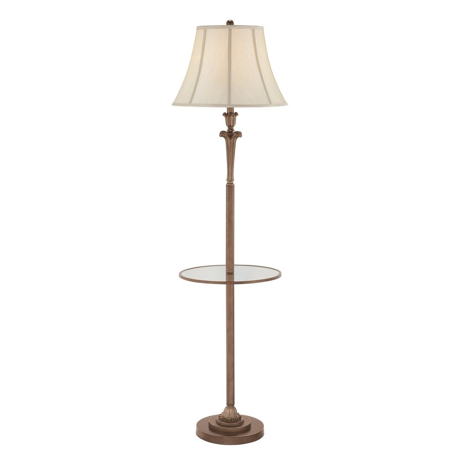 Quoizel 59 5 In Palladian Bronze 4 Way Built Table Floor Lamp