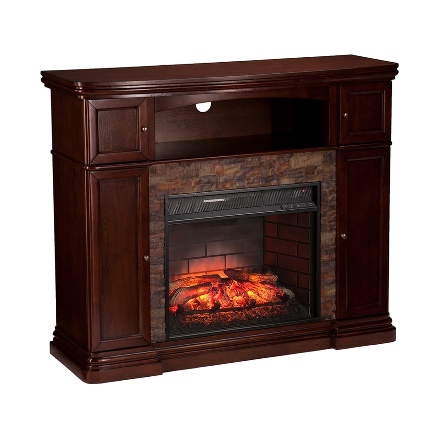 Boston Loft Furnishings 47.5in W Espresso Infrared Quartz Electric