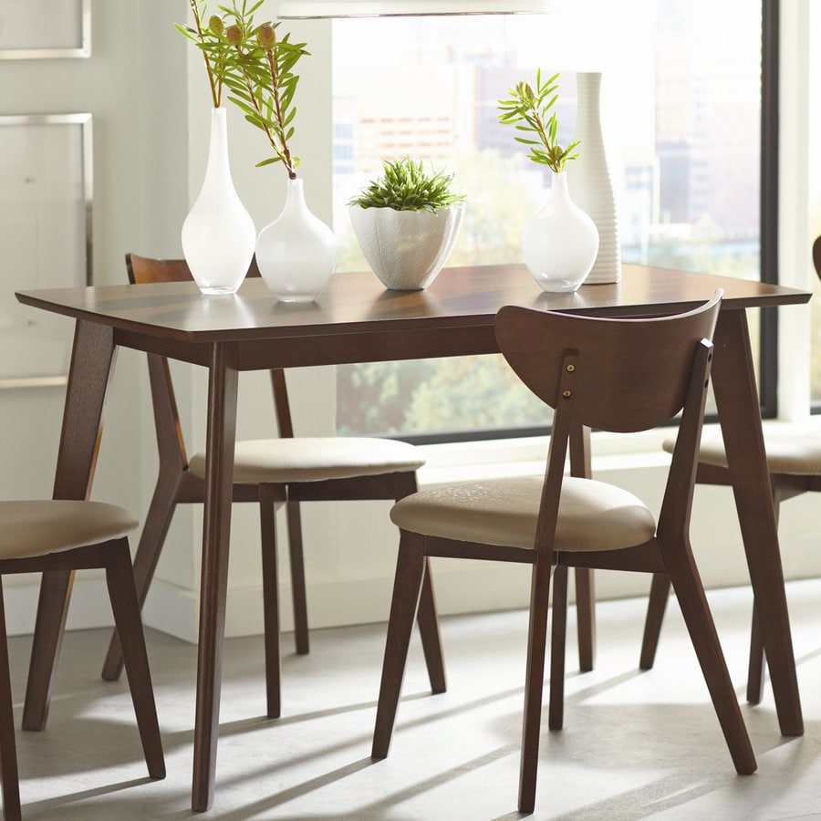 Coaster Fine Furniture Kersey Wood Dining Table at Lowes.com Coaster Fine Furniture Kersey Wood Dining Table at Lowes.com