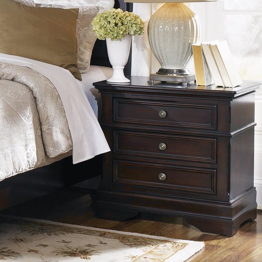 Coaster Fine Furniture Cambridge Dark Cherry Nightstand at ...