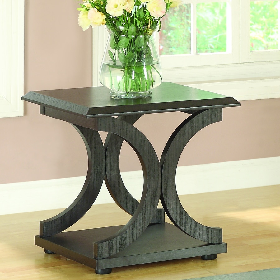 Coaster Fine Furniture Cappuccino Wood Modern End Table At Coaster Fine Furniture Cappuccino Wood Modern End Table