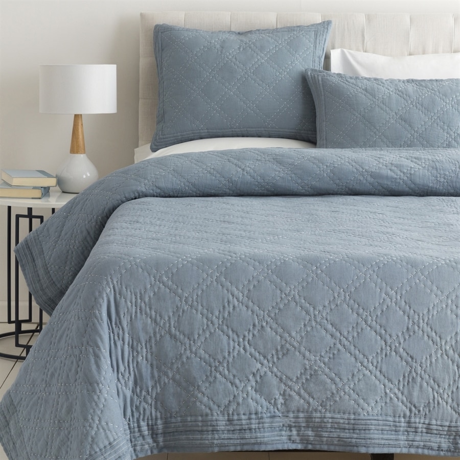 Surya Kojo Denim King Duvet Cover Set at Lowes.com