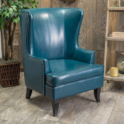 Best Selling Home Decor Canterbury Teal Faux Leather ...